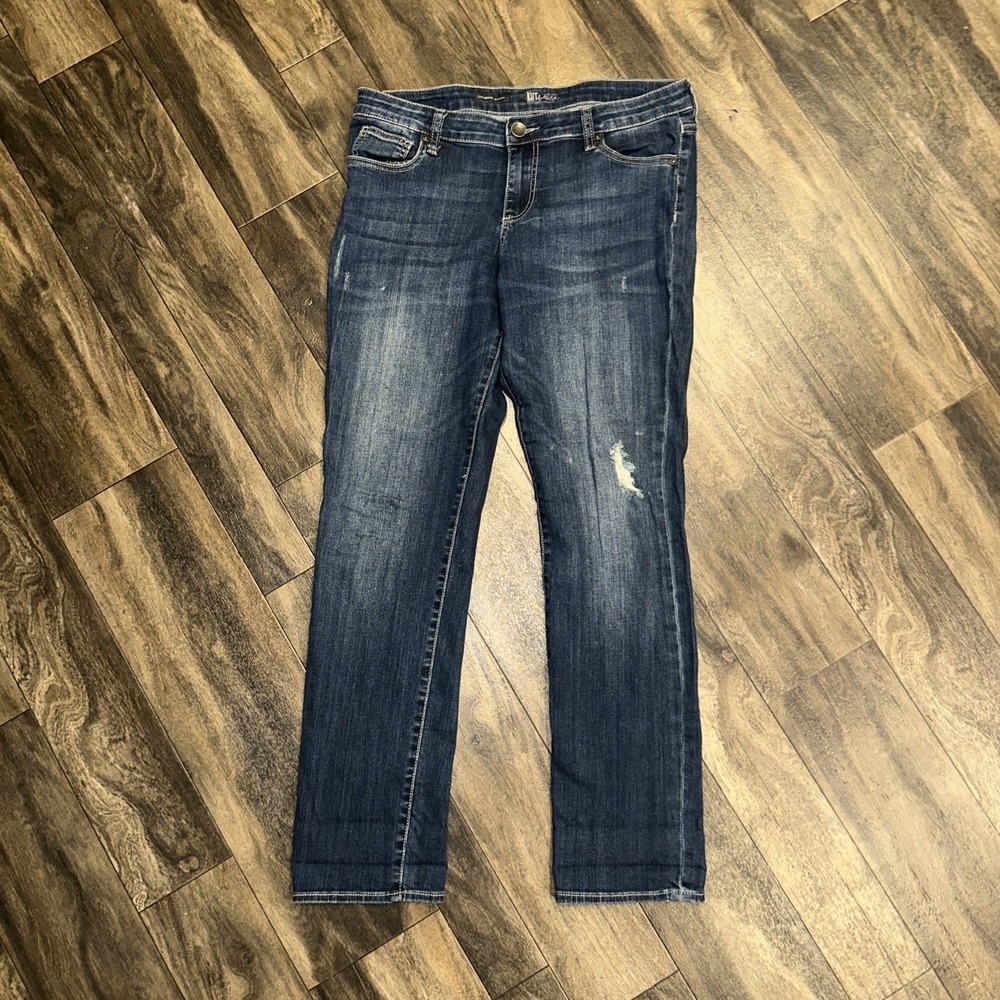 Kut from the Kloth Catherine Boyfriend Dark Wash Denim Jeans Women's Size 10